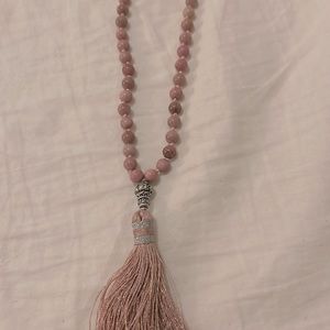 Pink Mala Necklace